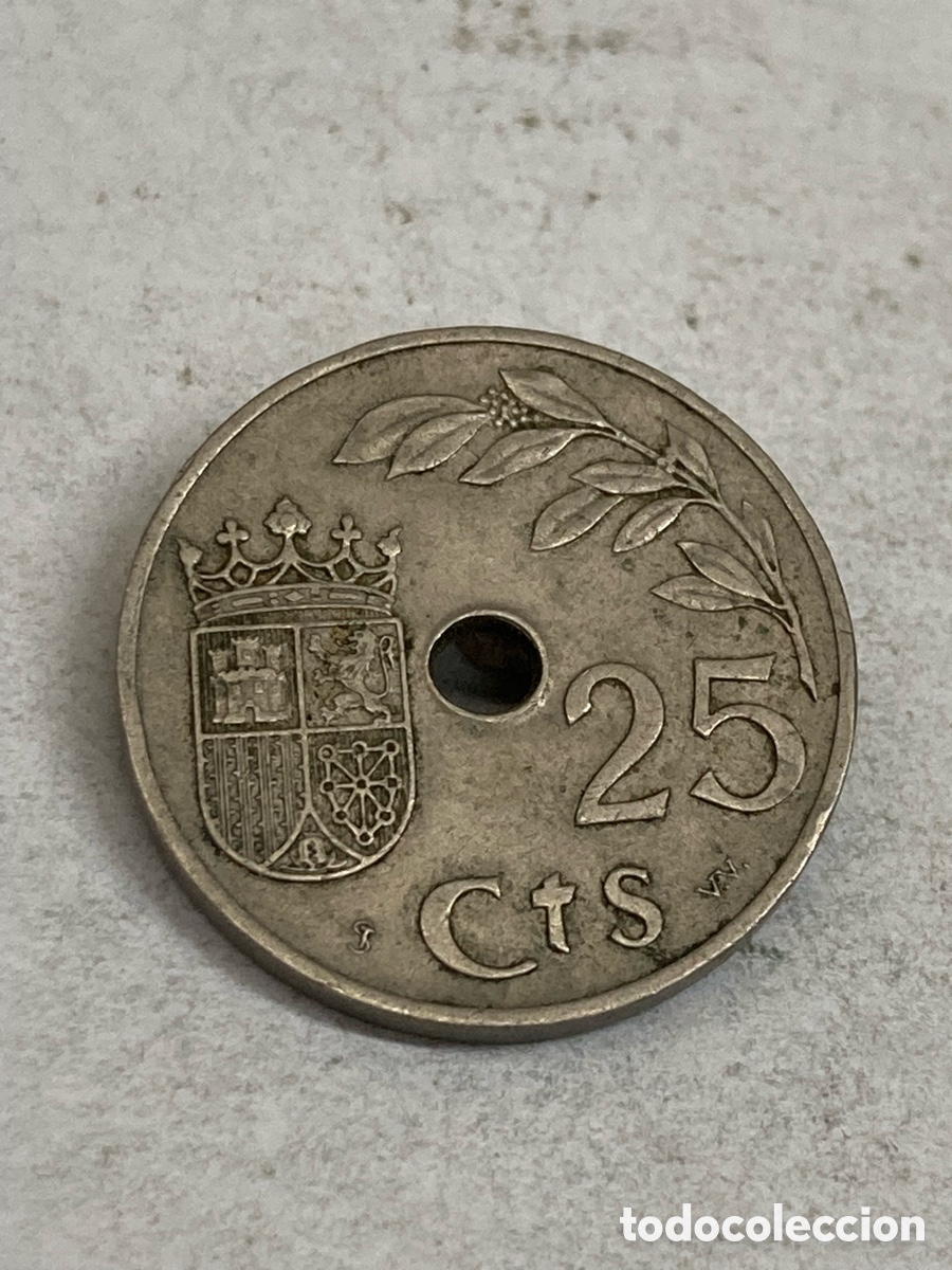 Monedas Franco: Moneda 25Cts 1937 L59 - Foto 1