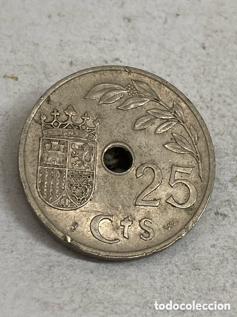 Monedas Franco: Moneda 25Cts 1937 L59 - Foto 1