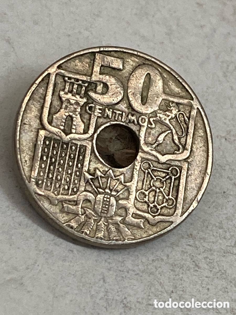 Monedas Franco: Moneda 50Cts 1949 L59 - Foto 2
