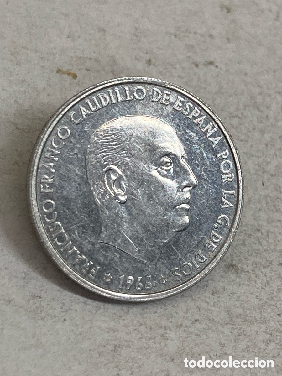 Monedas Franco: Moneda 50 cts 1966 E77 L59 - Foto 1