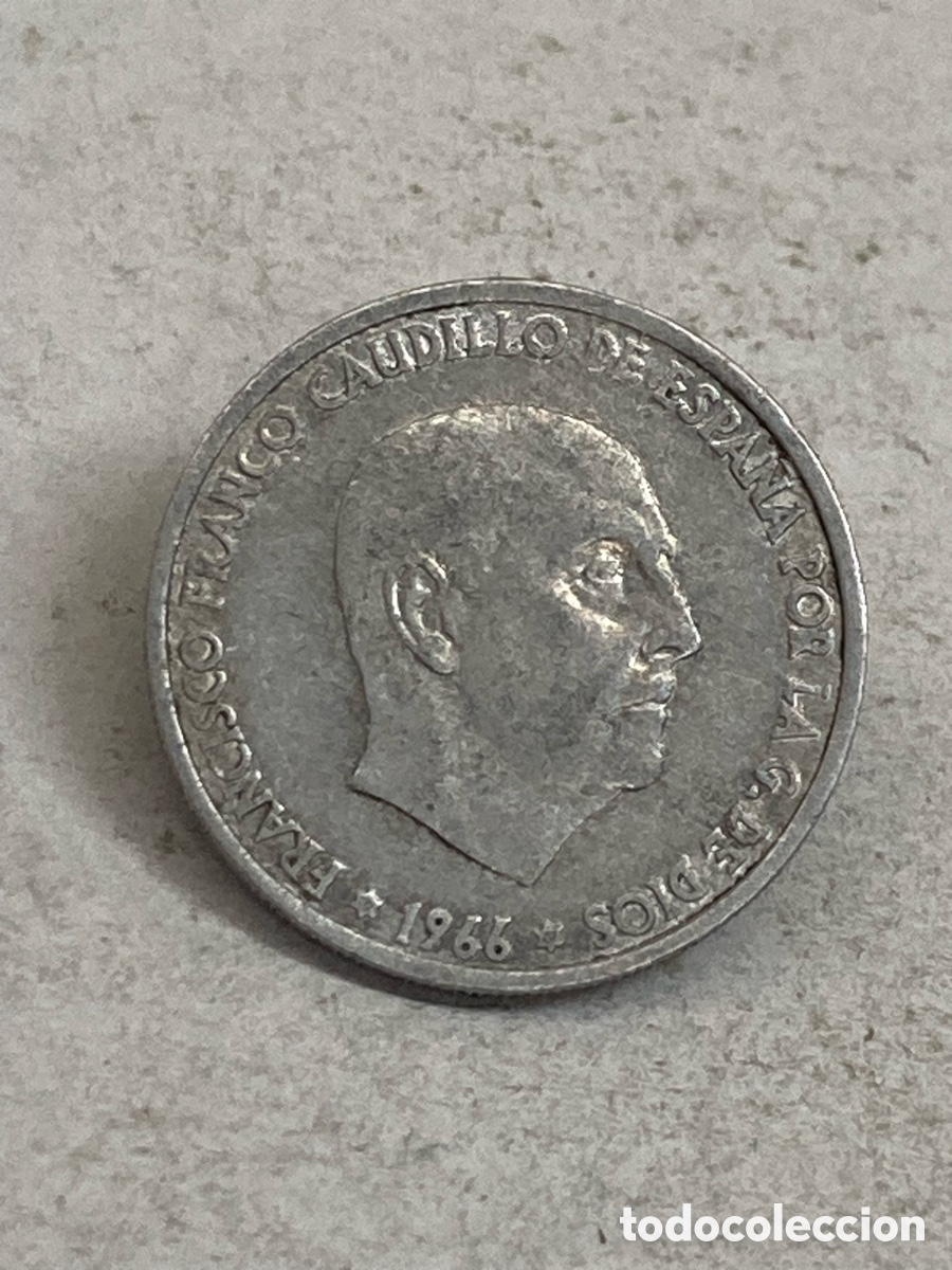 Monedas Franco: Moneda 50 Cts 1966 L59 - Foto 2