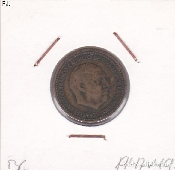 Monedas Franco: Moneda 1 Pta 1947*49 E Espa&ntilde;ol. Bc. - Foto 1