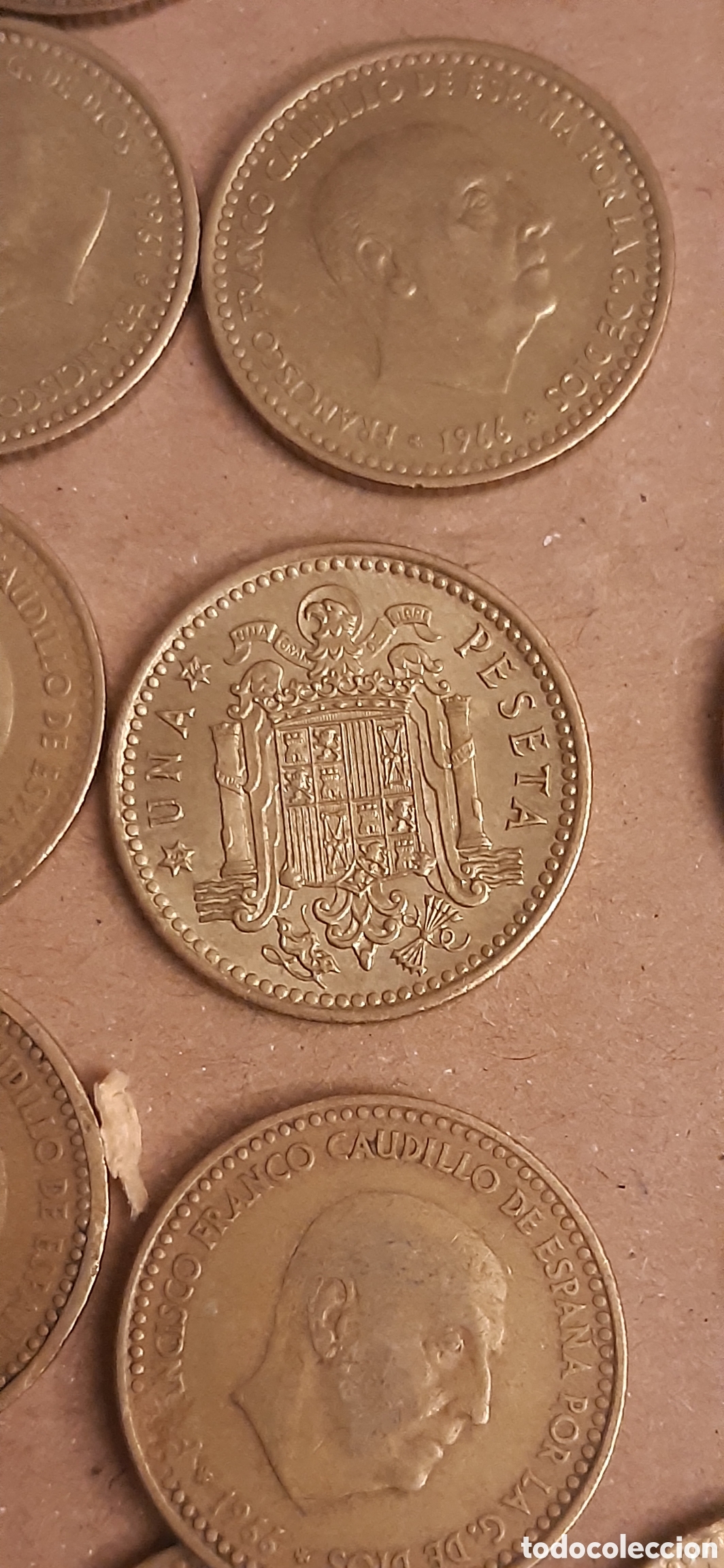 Monedas Franco: 150 monedas 1 peseta 1966 - Foto 4