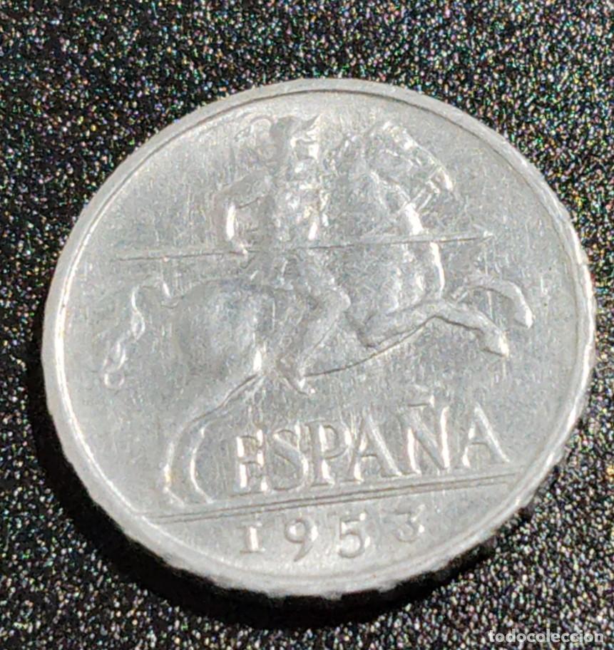 Monedas Franco: Moneda 5 c&eacute;ntimos aluminio S.C. Jinete Ib&eacute;rico - Foto 1