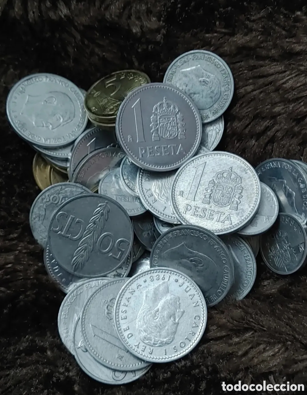 Monedas Franco: SURTIDO DE 100 MONEDAS ESPA&Ntilde;OLAS - Foto 1
