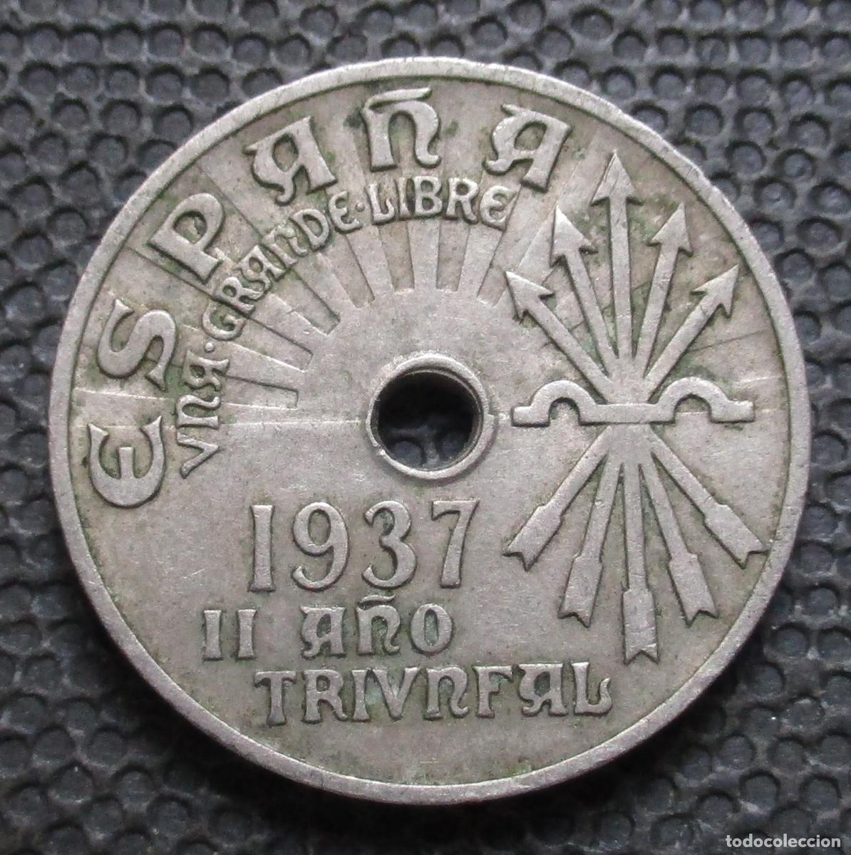 Monedas Franco: 25 CENTIMOS 1937 (Ref. 4) - Foto 1