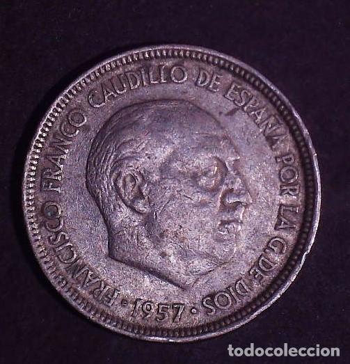 Monedas Franco: 5 pesetas a&ntilde;o 1957*62 - Foto 1