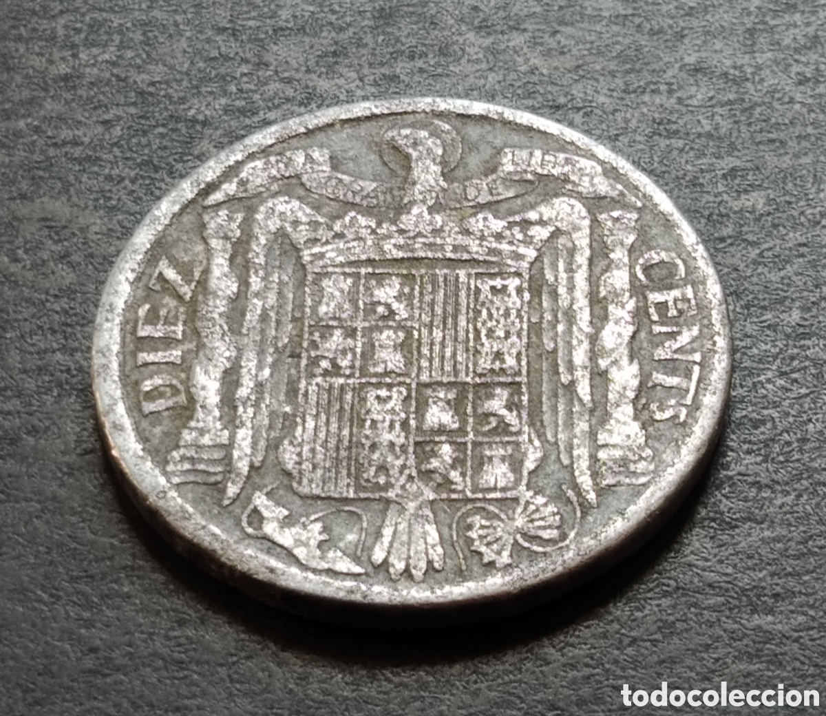Monedas Franco: MONEDA - ESPA&Ntilde;A 10 C&Eacute;NTIMOS 1940 - Foto 3