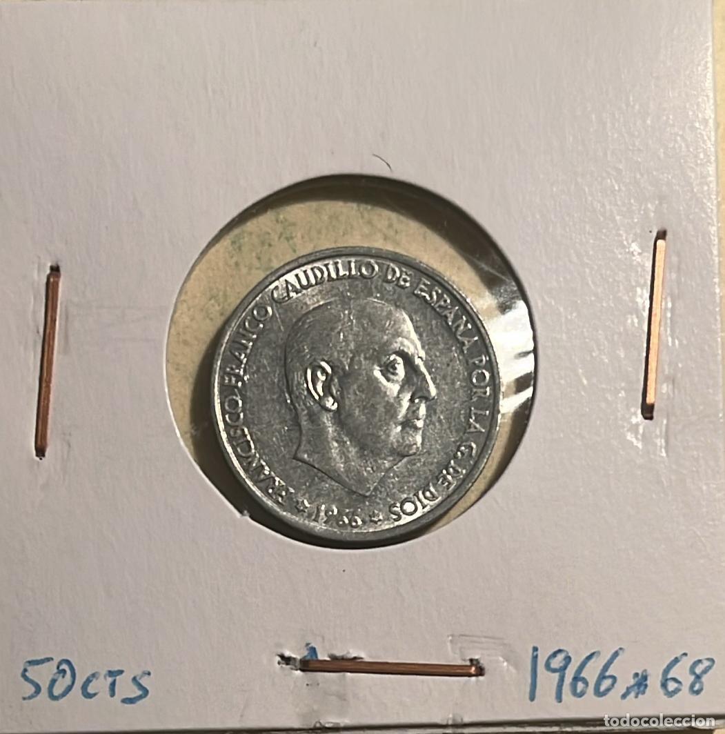 Monedas Franco: ESPA&Ntilde;A 50 CENTIMOS 1966 68*. CIRCULADA - Foto 1