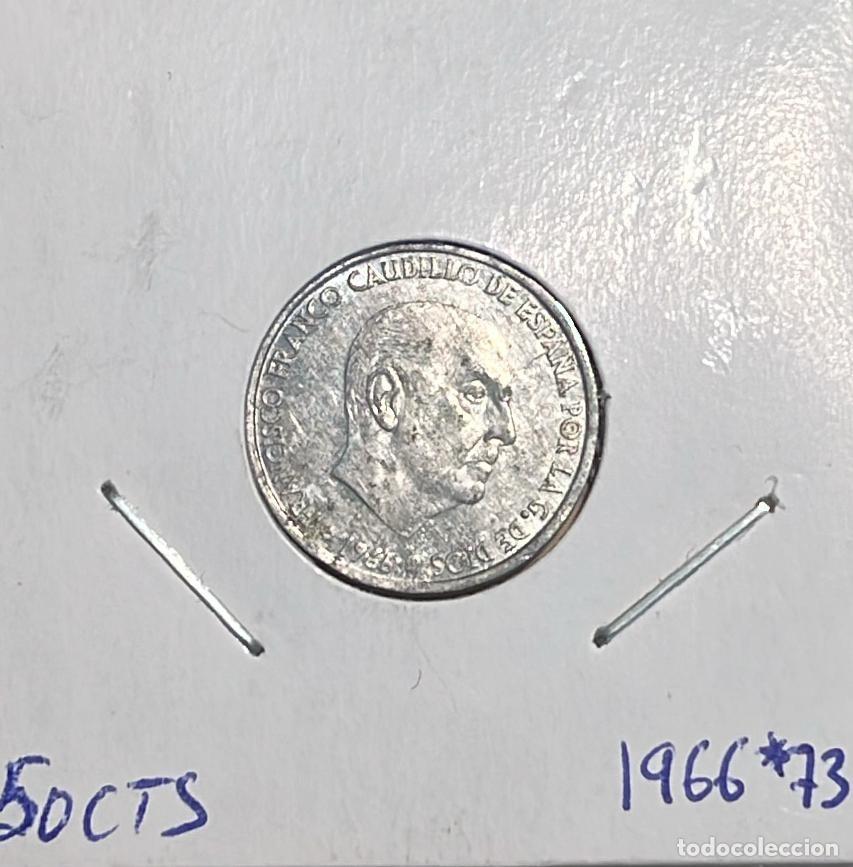 Monedas Franco: ESPA&Ntilde;A 50 CENTIMOS 1966 73* . CIRCULADA - Foto 1