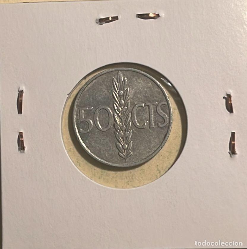 Monedas Franco: ESPA&Ntilde;A 50 CENTIMOS 1966 73* . CIRCULADA - Foto 2