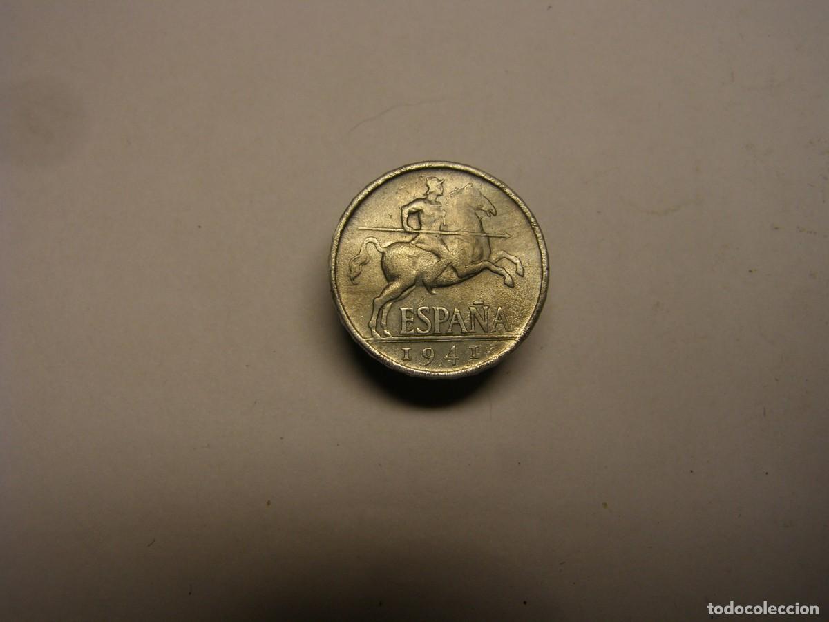 Monedas Franco: Moneda 5 c&eacute;ntimos, Espa&ntilde;a, a&ntilde;o 1941. - Foto 1