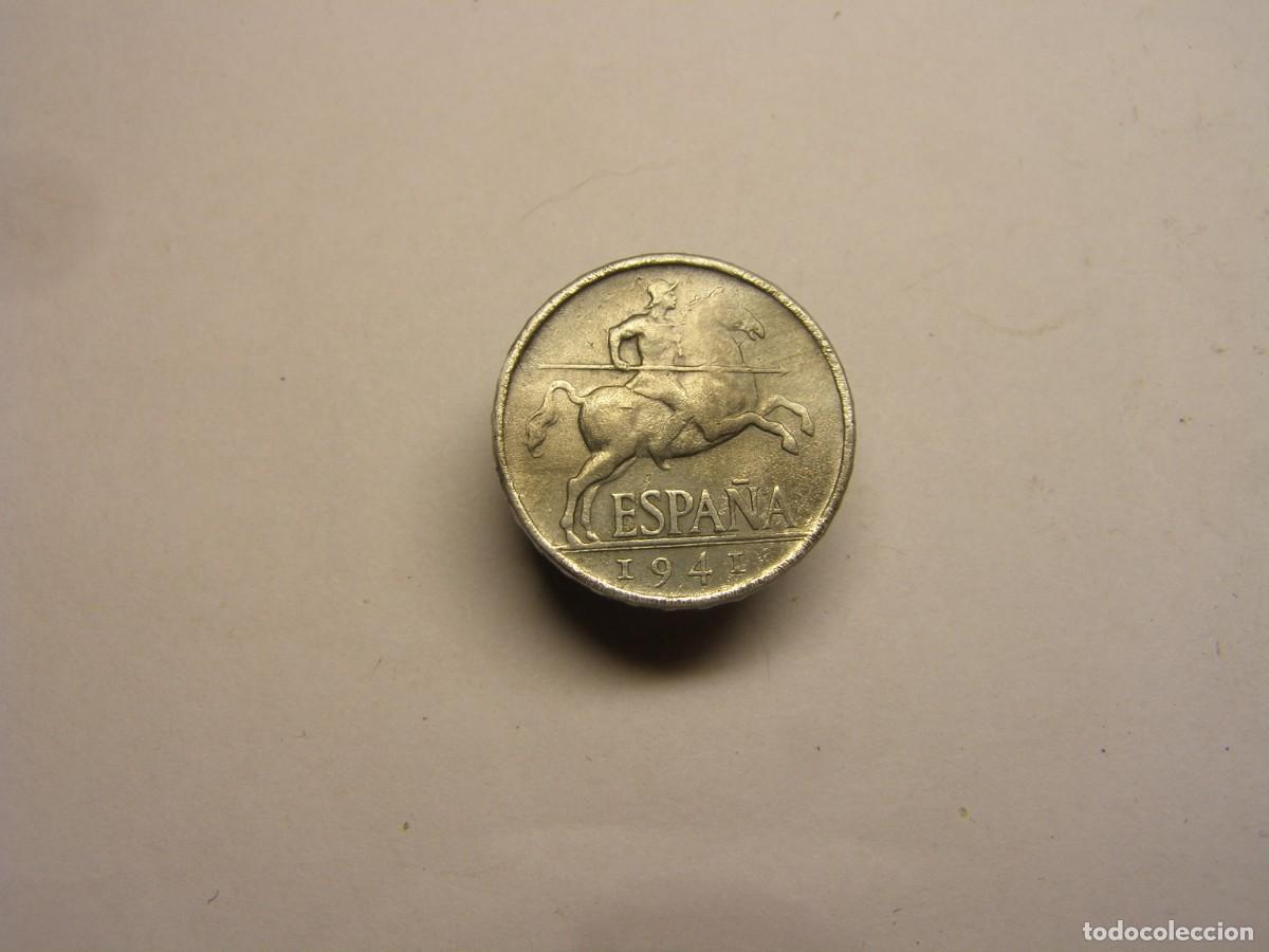 Monedas Franco: Moneda 5 c&eacute;ntimos, Espa&ntilde;a, a&ntilde;o 1941. - Foto 2
