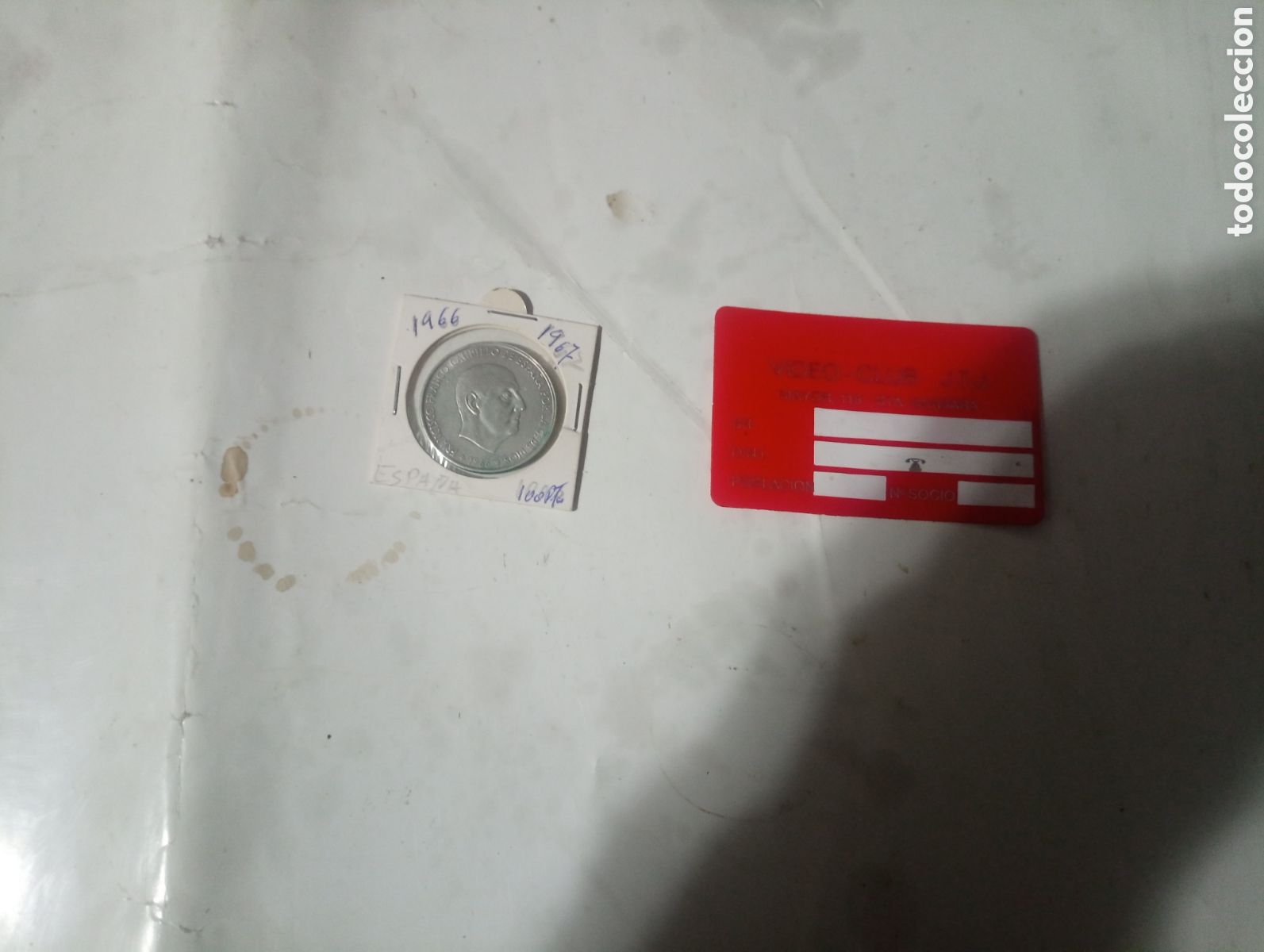 Monedas Franco: Moneda plata de 100 pesetas de 1966 67 - Foto 1