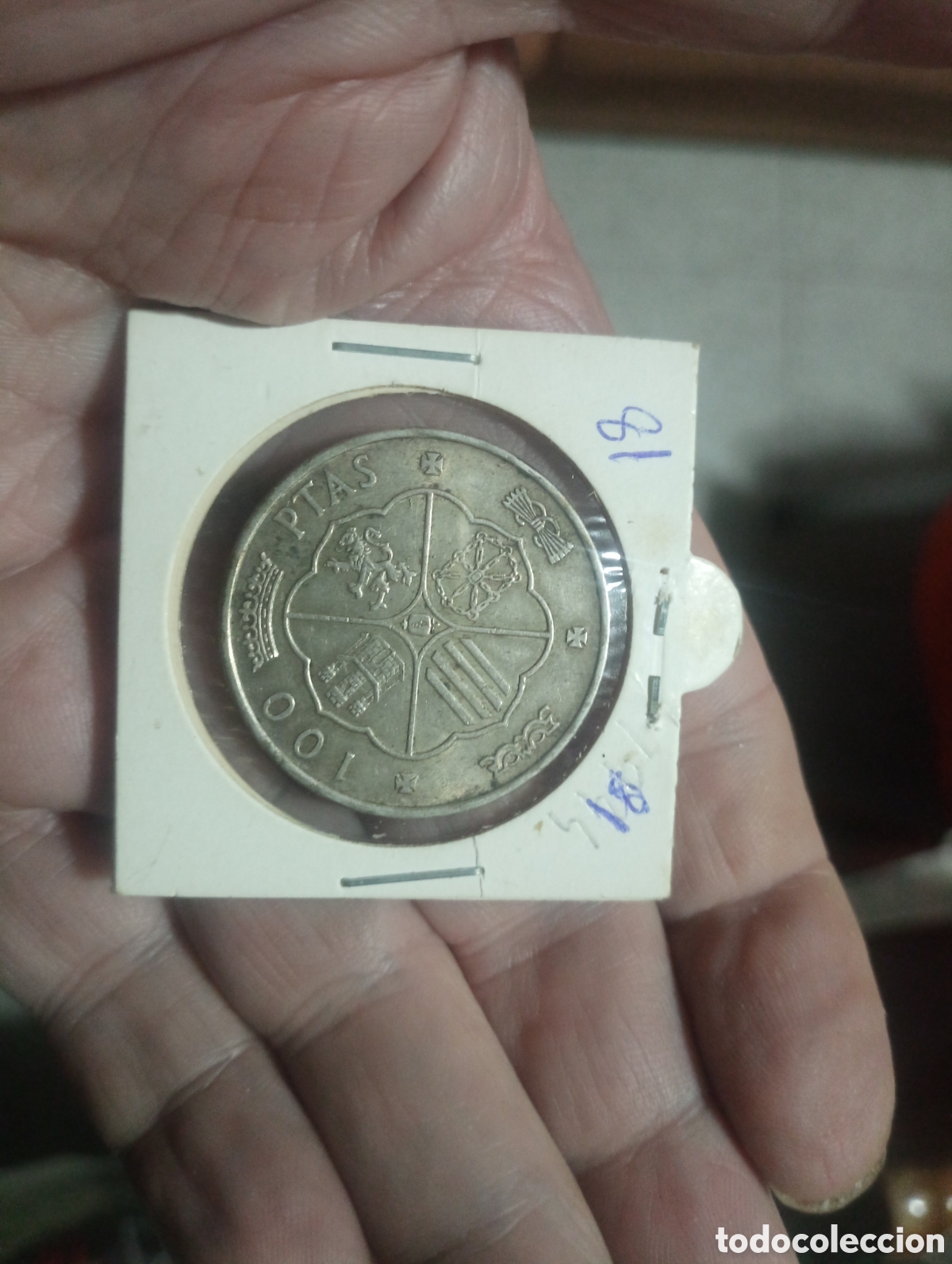 Monedas Franco: Moneda plata de 100 pesetas de 1966 68 - Foto 2
