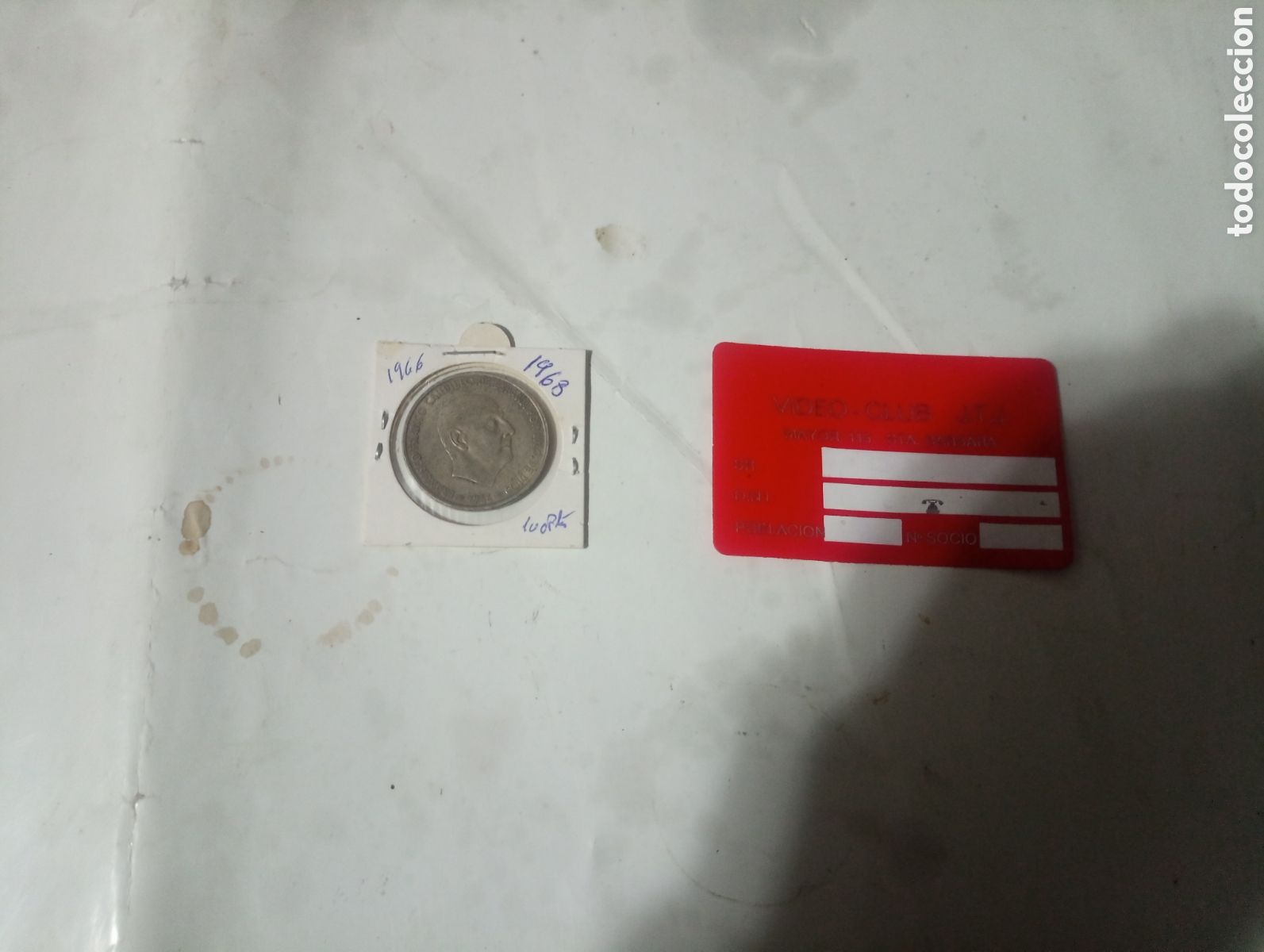 Monedas Franco: Moneda plata de 100 pesetas de 1966 68 - Foto 1