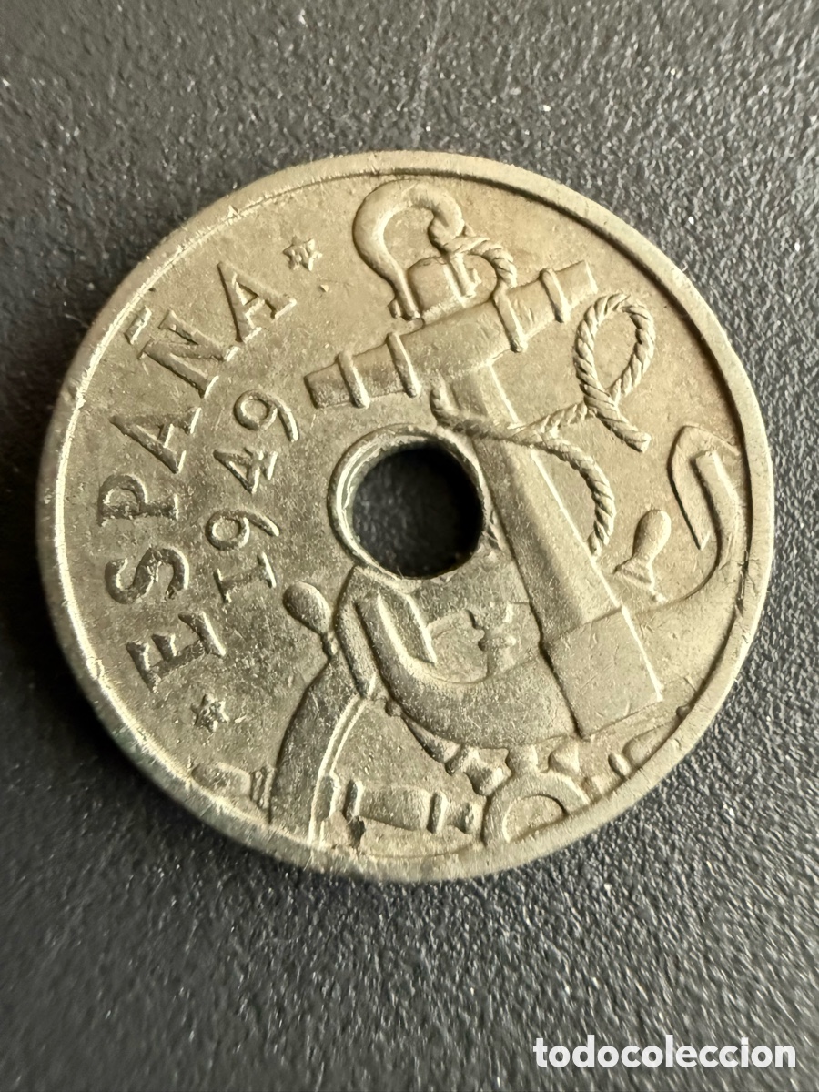 Monedas Franco: Moneda 50 C&eacute;ntimos. 1949 * 51 - Foto 1
