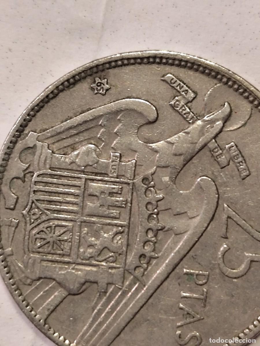Monedas Franco: Moneda de 25 pesetas de 1957*65 - Foto 2