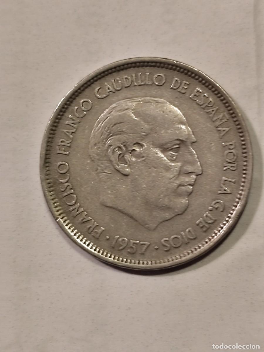 Monedas Franco: Moneda de 25 pesetas de 1957*59 - Foto 1