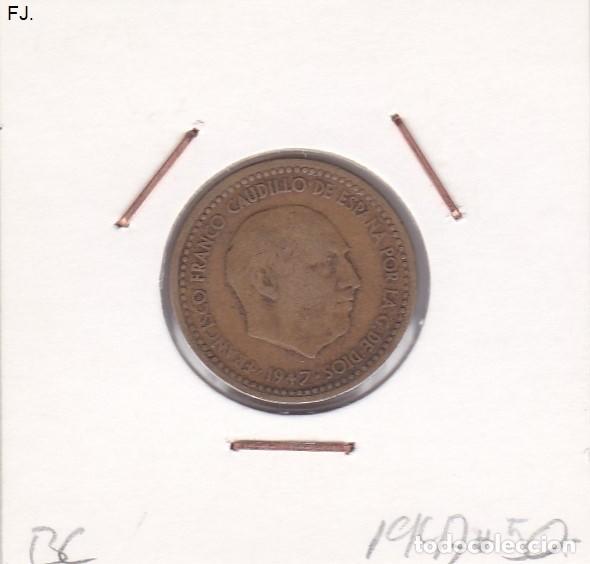 Monedas Franco: Moneda 1 Pta 1947*50 E Espa&ntilde;ol. Bc. - Foto 1