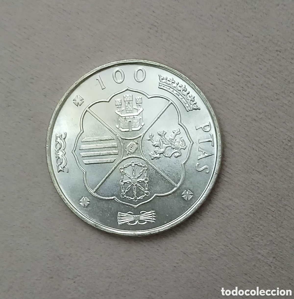 Monedas Franco: MONEDA DE PLATA SACADA DE CARTUCHO 100PTS FRANCO 1966*70 S/C