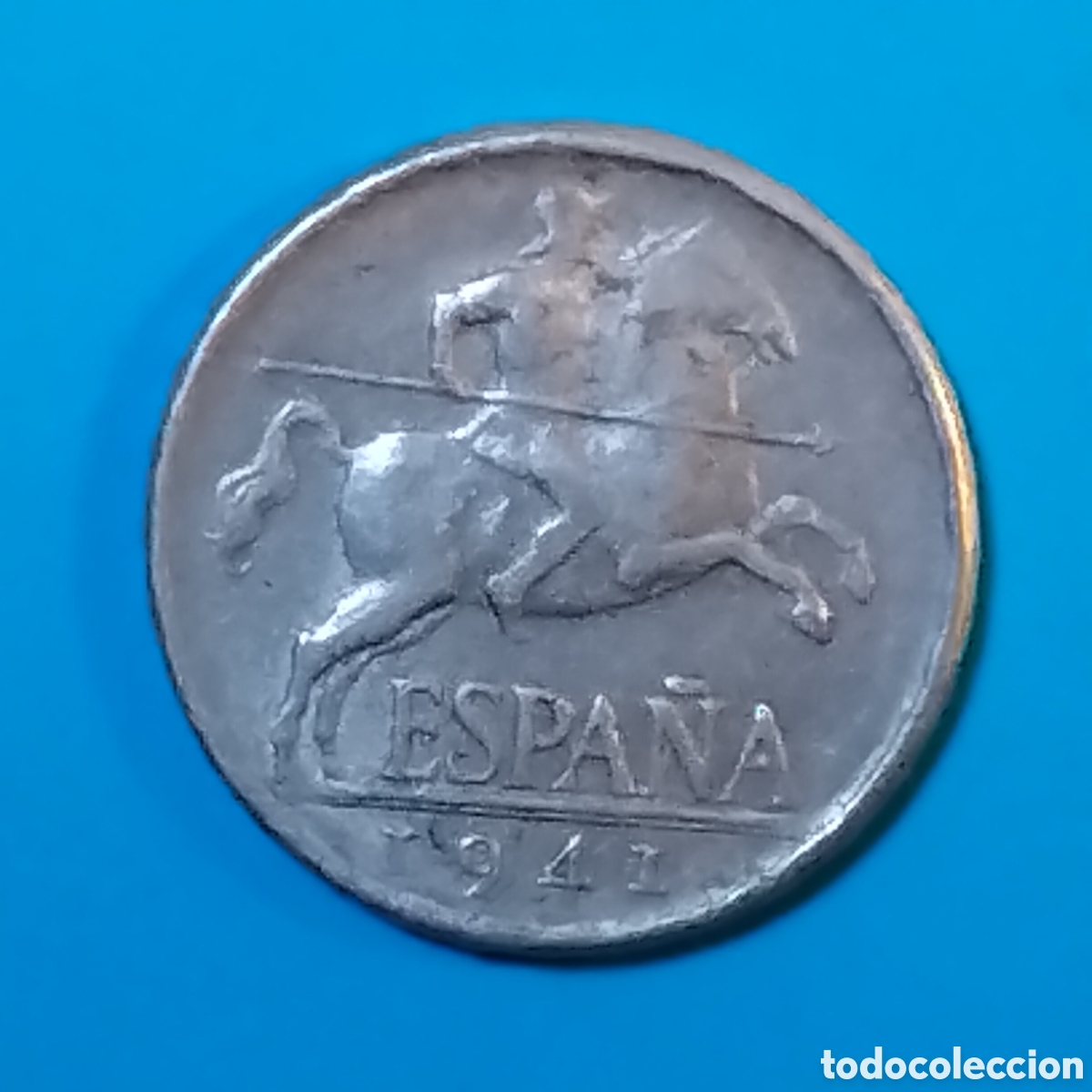 Monedas Franco: ESTADO ESPA&Ntilde;OL 5 CENTIMOS AL 1941 MBC - Foto 1