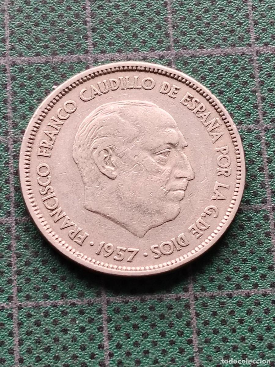 Monedas Franco: ESTADO ESPA&Ntilde;OL: 25 PESETAS 1957 ESTRELLA 61