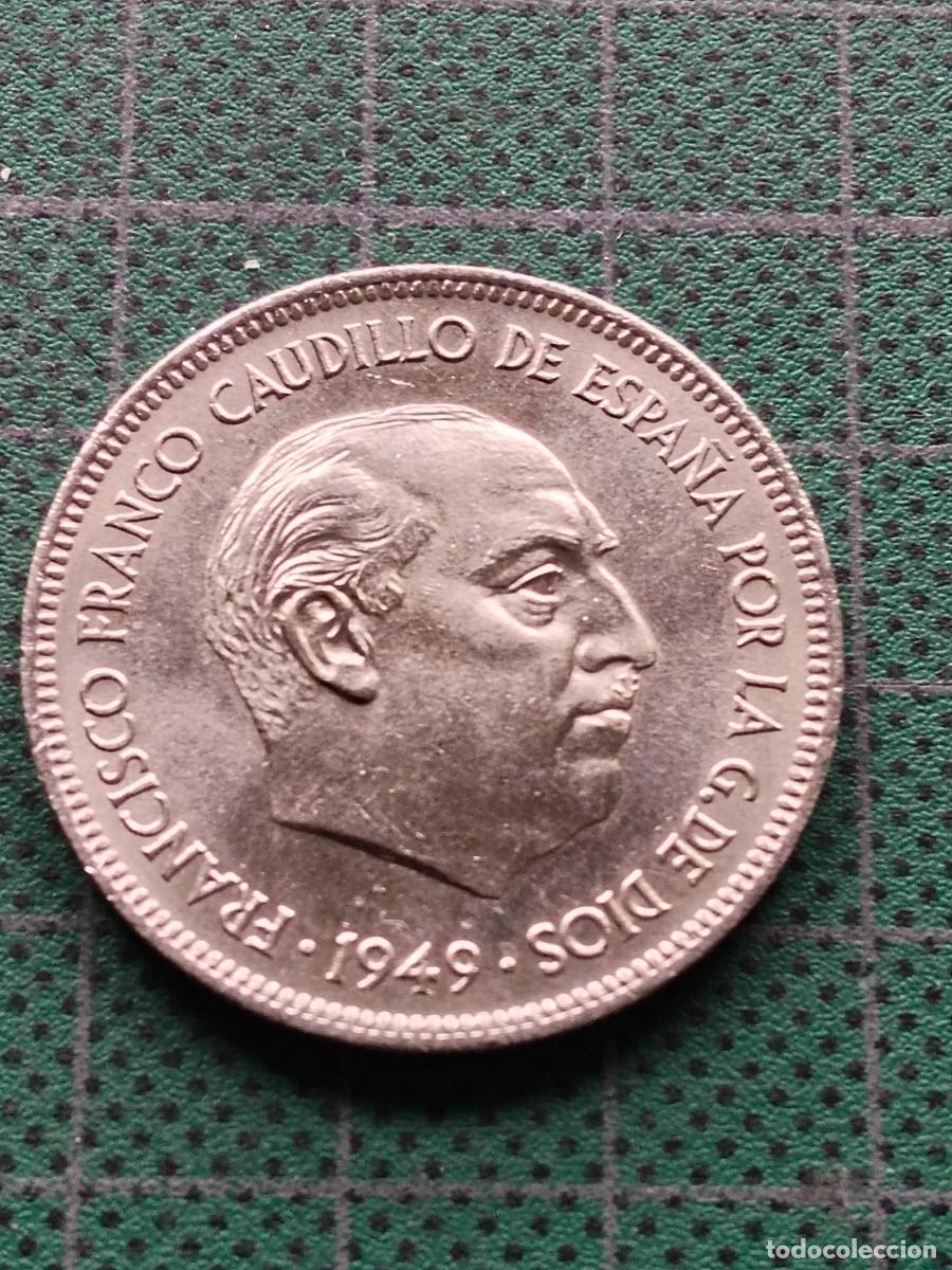 Monedas Franco: ESTADO ESPA&Ntilde;OL: 5 PESETAS 1949 ESTRELLA 49