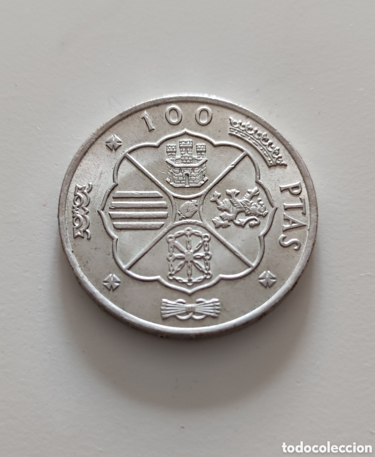 Monedas Franco: Moneda plata 100 pesetas 1966 - Foto 2