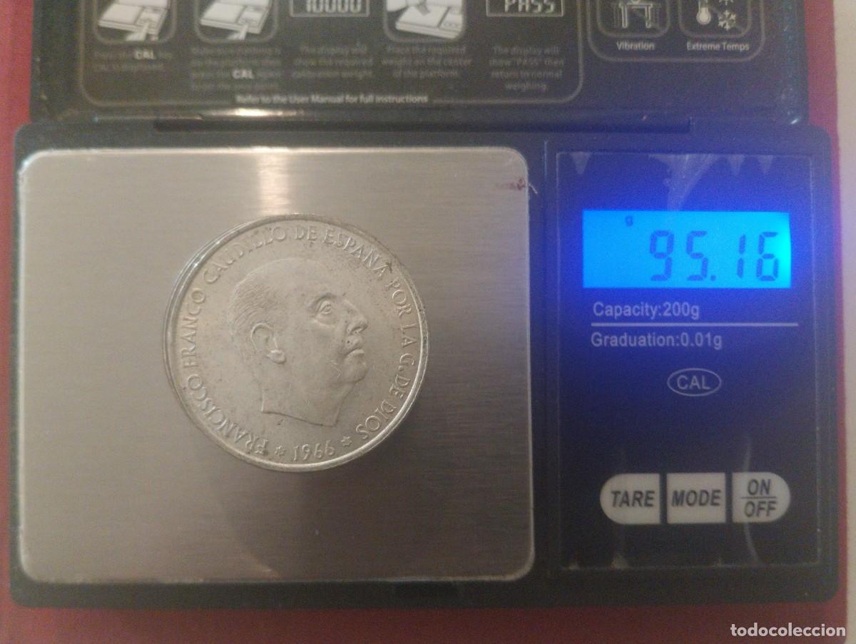 Monedas Franco: Lote de 100 pesetas de plata (1966) - Foto 3
