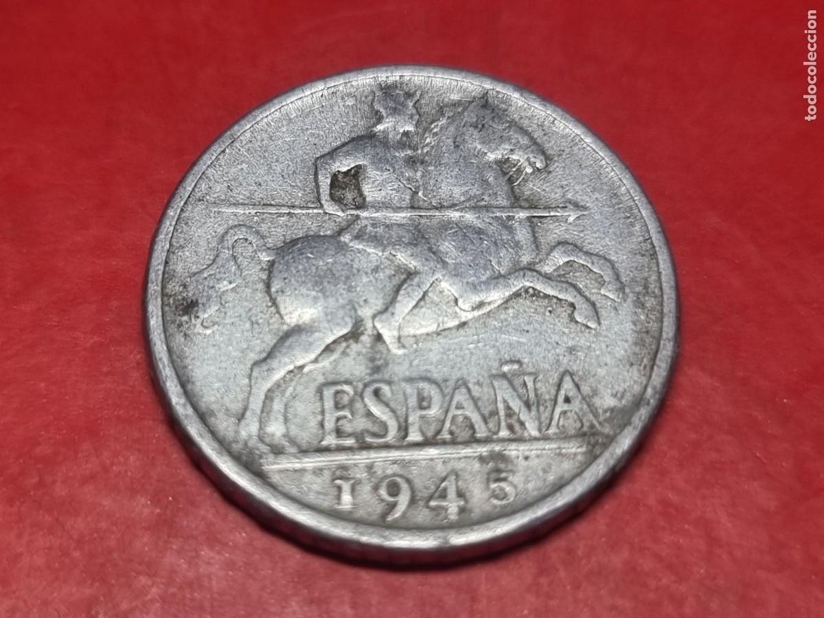 Monnaies Franco: 10 CENTIMOS 1945 MBC