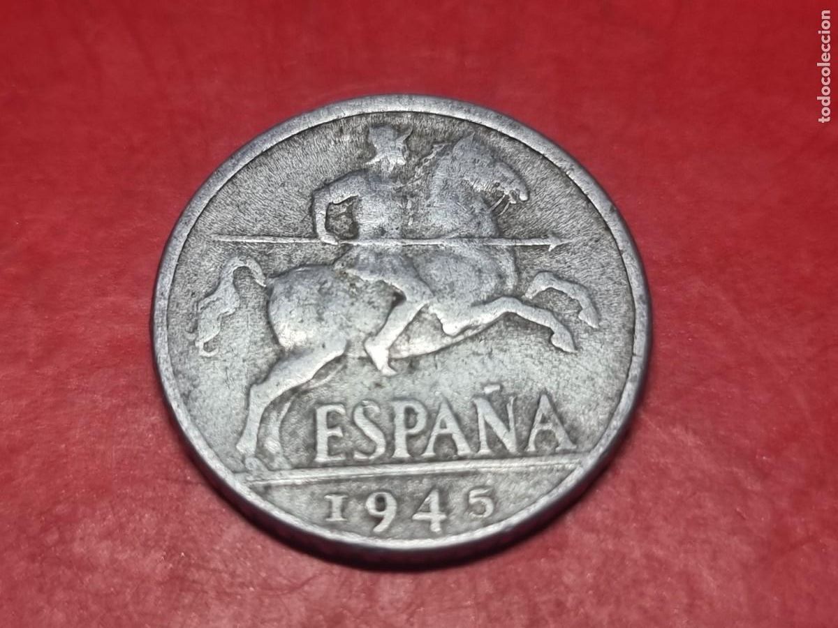 Monnaies Franco: 10 CENTIMOS 1945 MBC