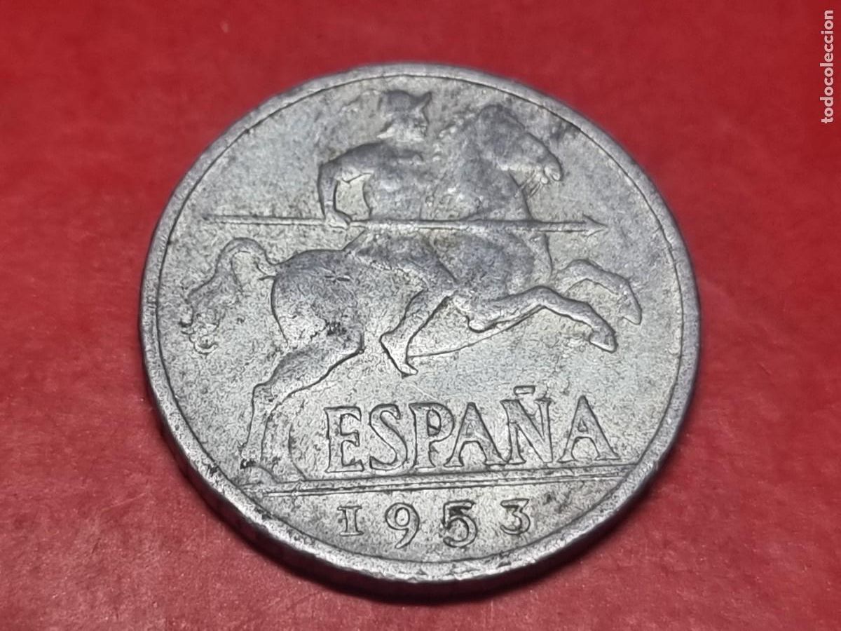 Monnaies Franco: 10 CENTIMOS 1953 MBC