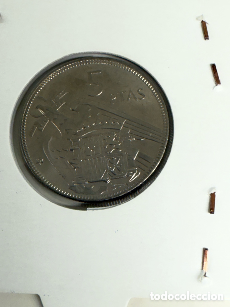 M&uuml;nzen unter Franco: 5 PESETAS 1957 *67 Franco SC / UNICA