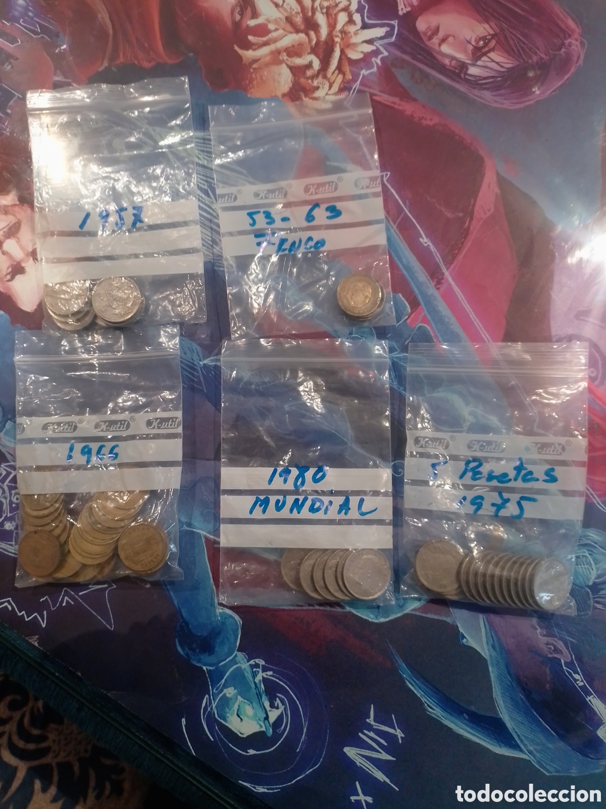 Monedas Franco: Monedas varias del estado espa&ntilde;ol - Foto 4