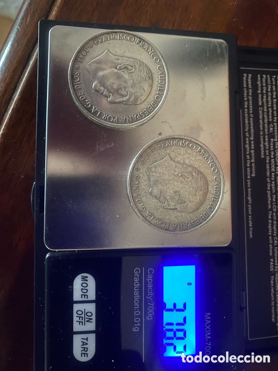 Monedas Franco: Dos monedas de franco - Foto 2