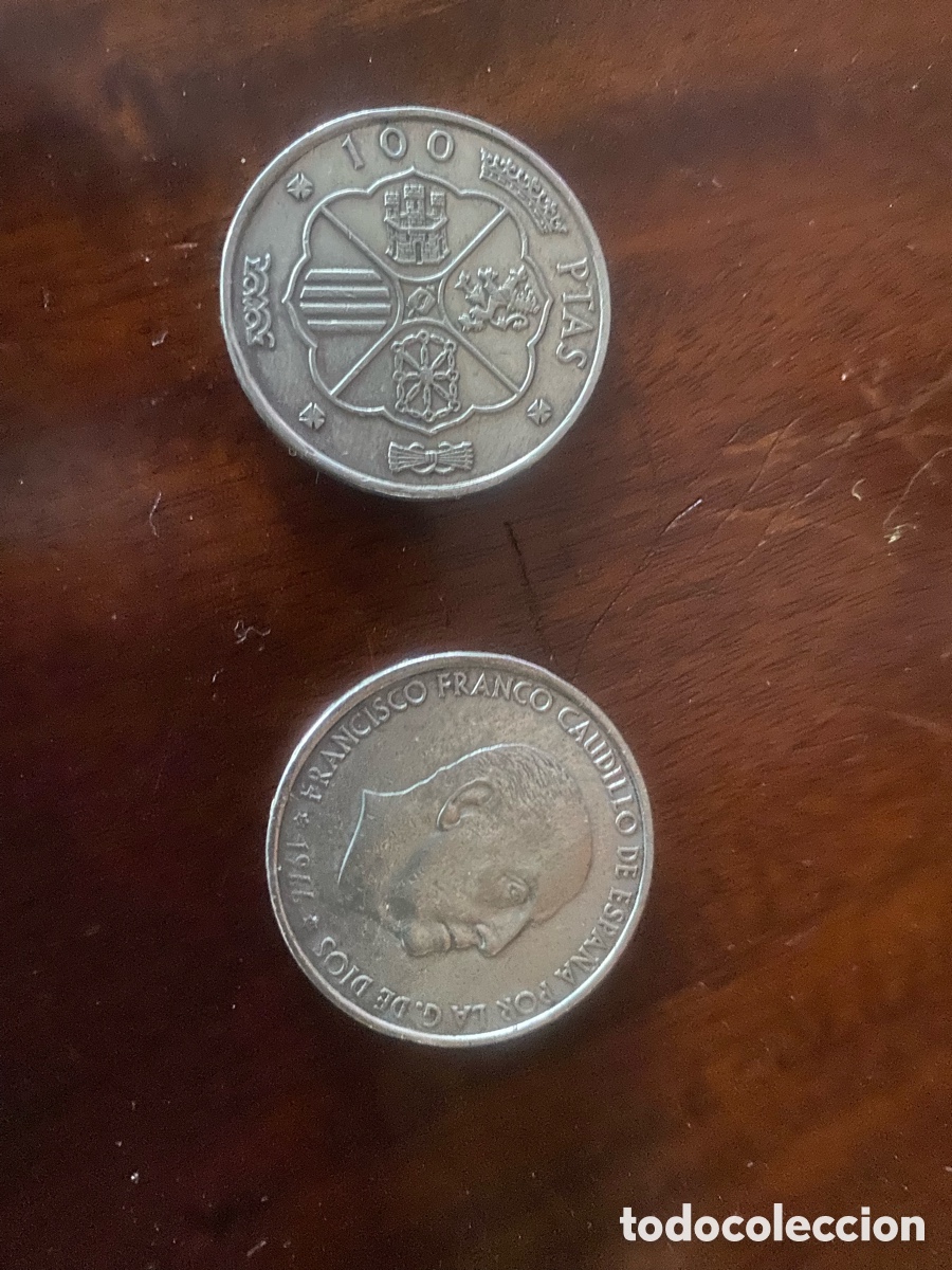 Monedas Franco: Dos monedas de franco - Foto 1