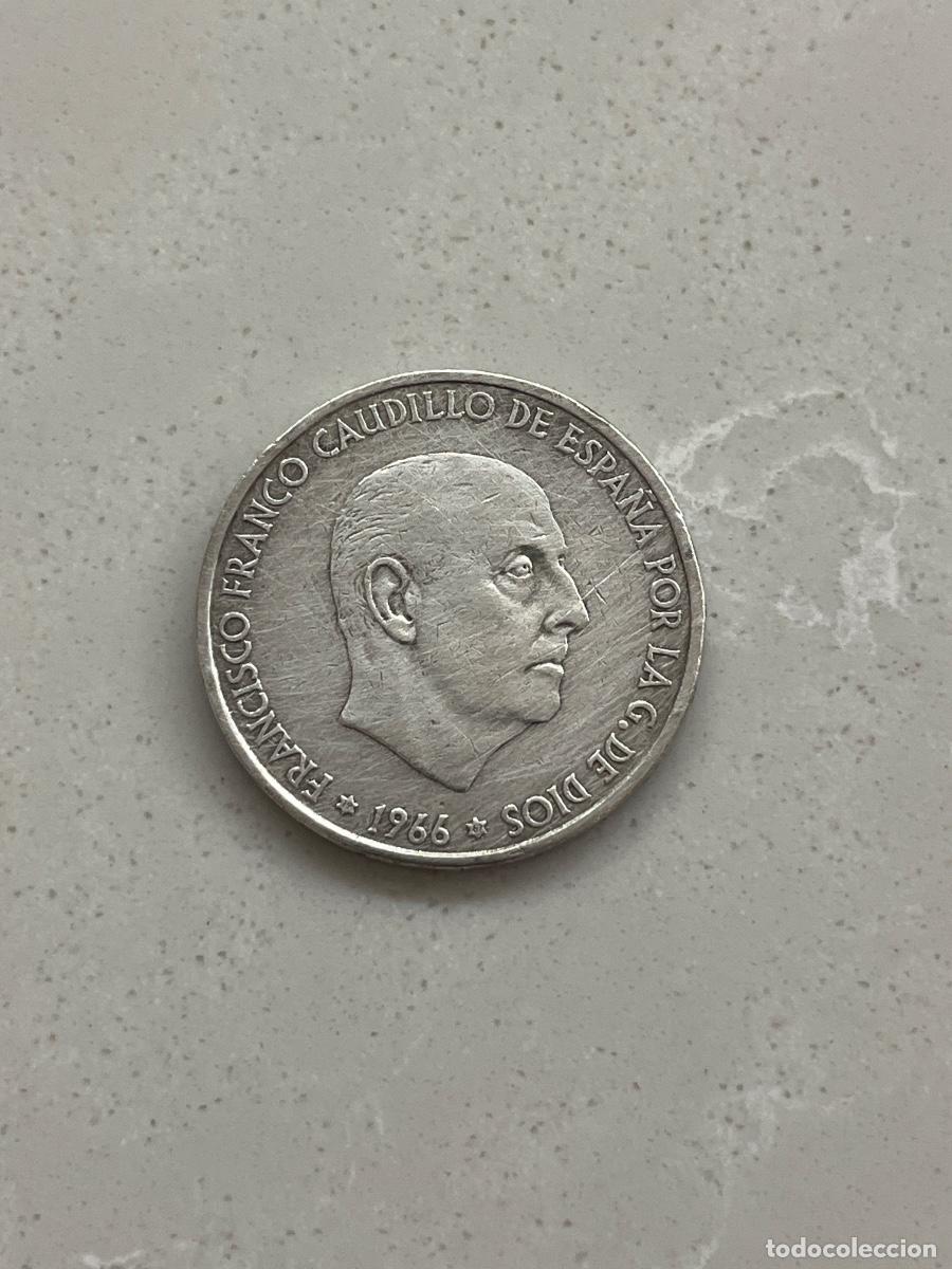 Monedas Franco: Moneda de 100 pesetas a&ntilde;o 1966 - Foto 1