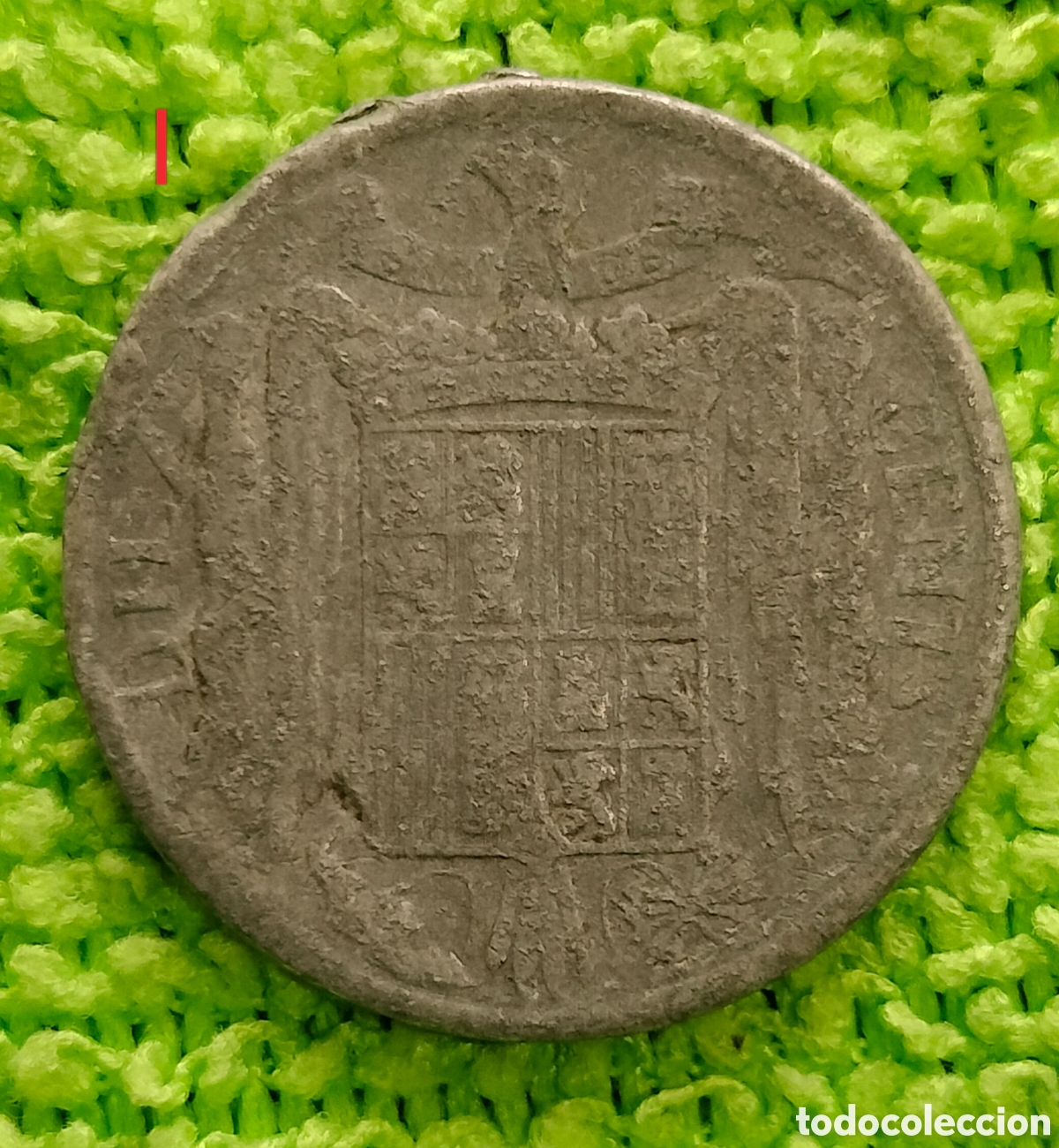 Monedas Franco: una moneda de 10 c&eacute;ntimos de Espa&ntilde;a de 1945 - Foto 2