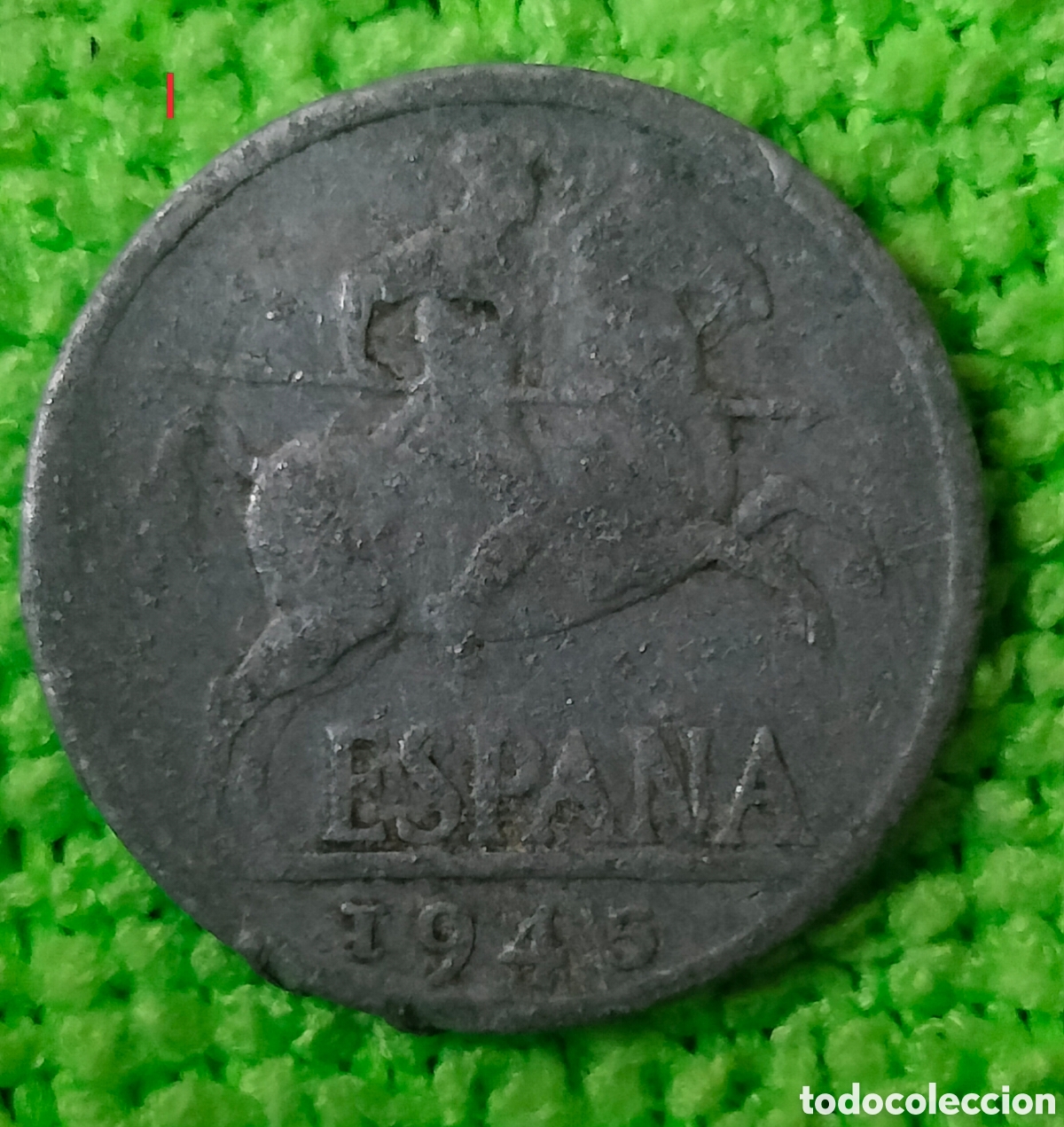 Monedas Franco: una moneda de 10 c&eacute;ntimos de Espa&ntilde;a de 1945 - Foto 5