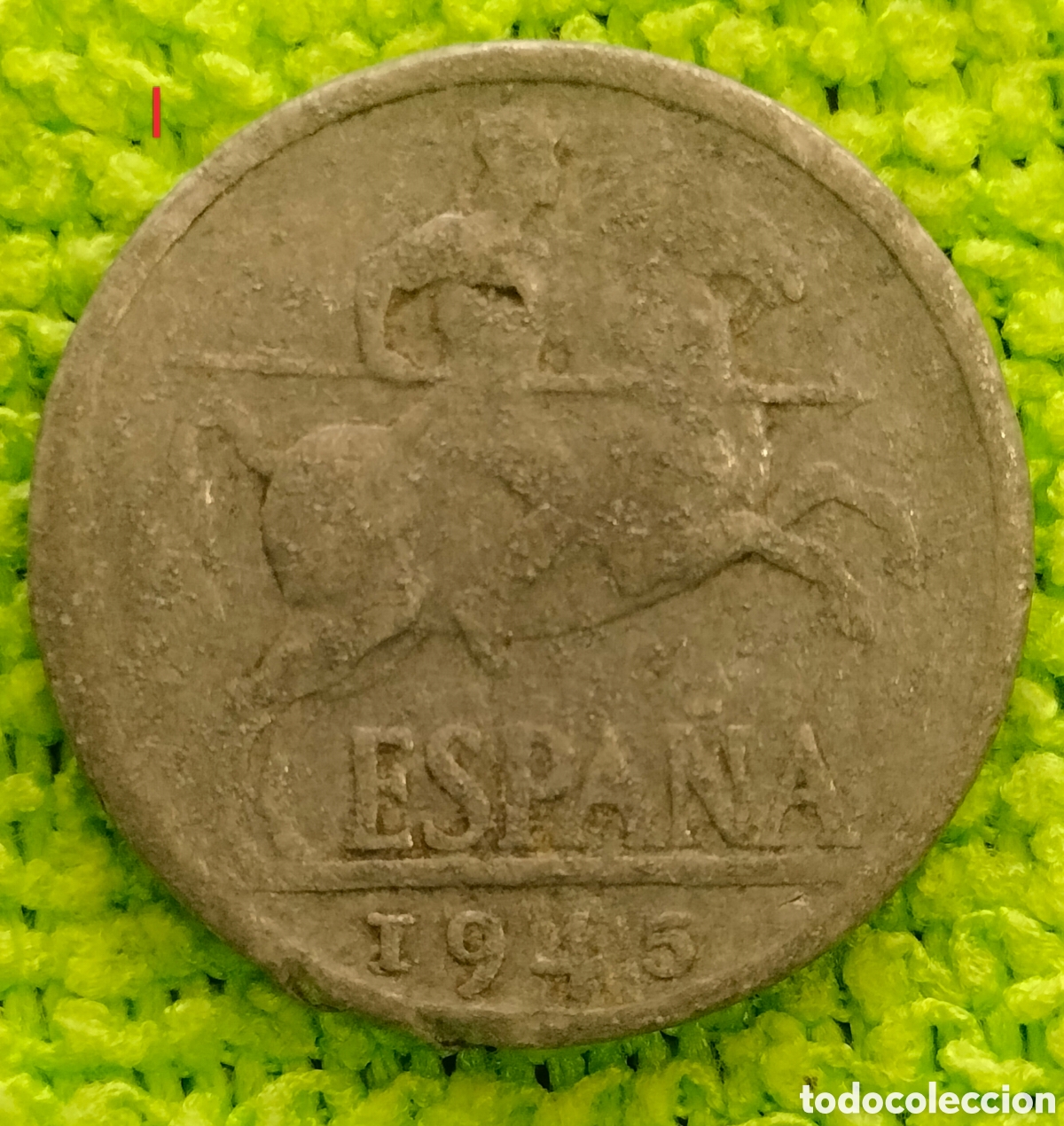 Monedas Franco: una moneda de 10 c&eacute;ntimos de Espa&ntilde;a de 1945 - Foto 1