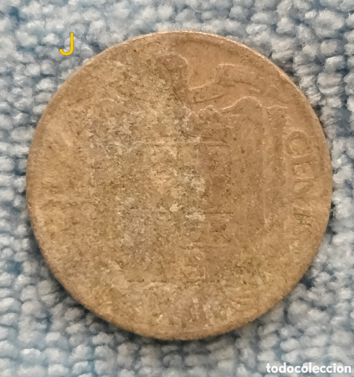 Monedas Franco: moneda de 10 c&eacute;ntimos de Espa&ntilde;a de 1953, - Foto 4