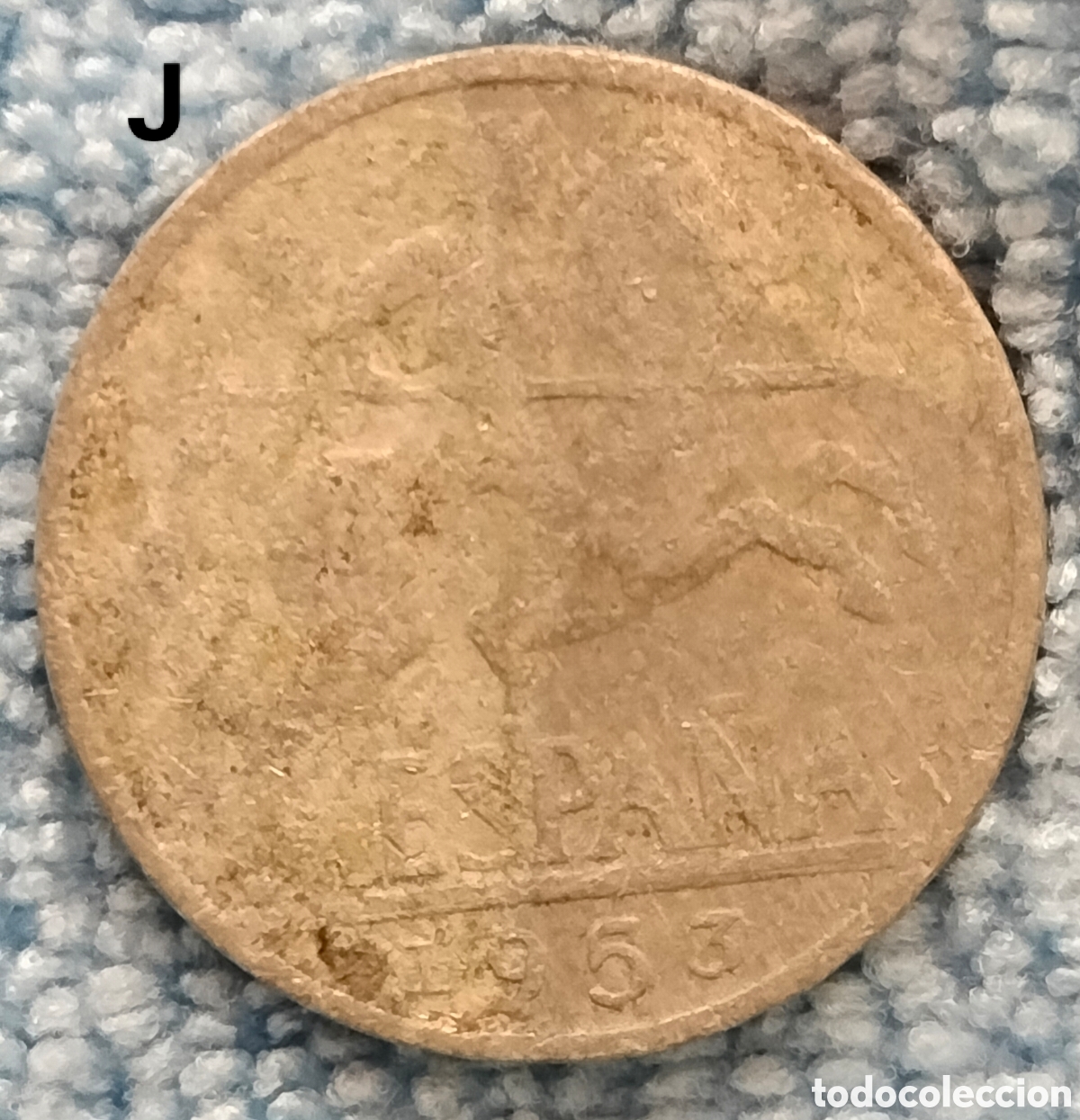 Monedas Franco: moneda de 10 c&eacute;ntimos de Espa&ntilde;a de 1953, - Foto 1