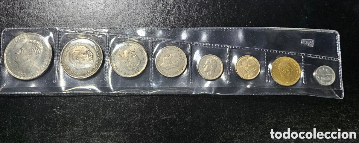 Monedas Franco: Lote 8 monedas Espa&ntilde;olas - Foto 2