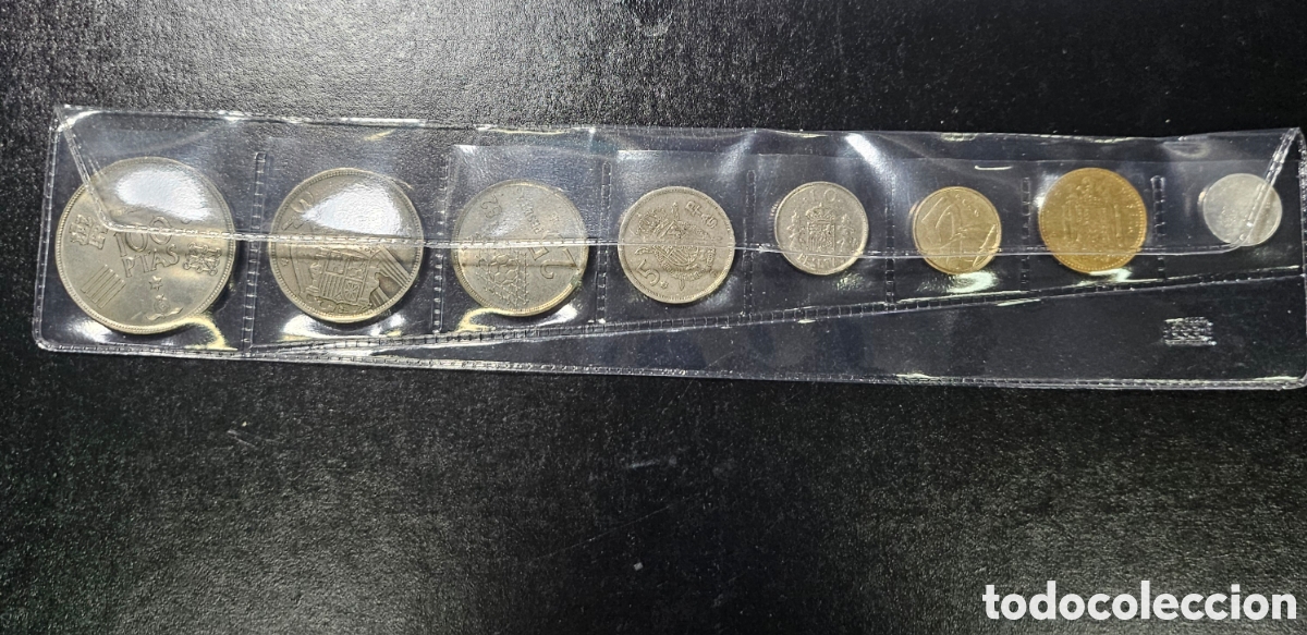 Monedas Franco: Lote 8 monedas Espa&ntilde;olas - Foto 1