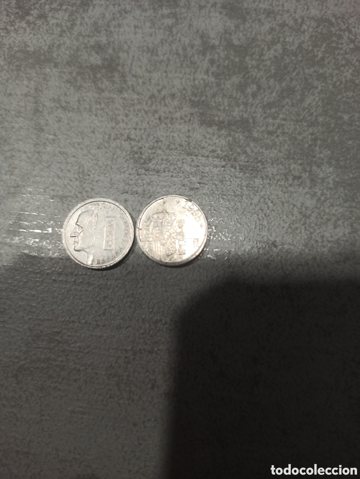 Monedas Franco: 2 monedas 1 peseta 1995-1996 - Foto 1