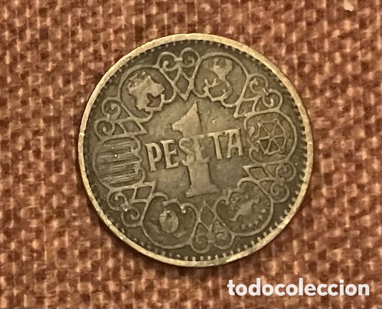 Monedas Franco: Moneda 1pta Franco 1944 - Foto 1