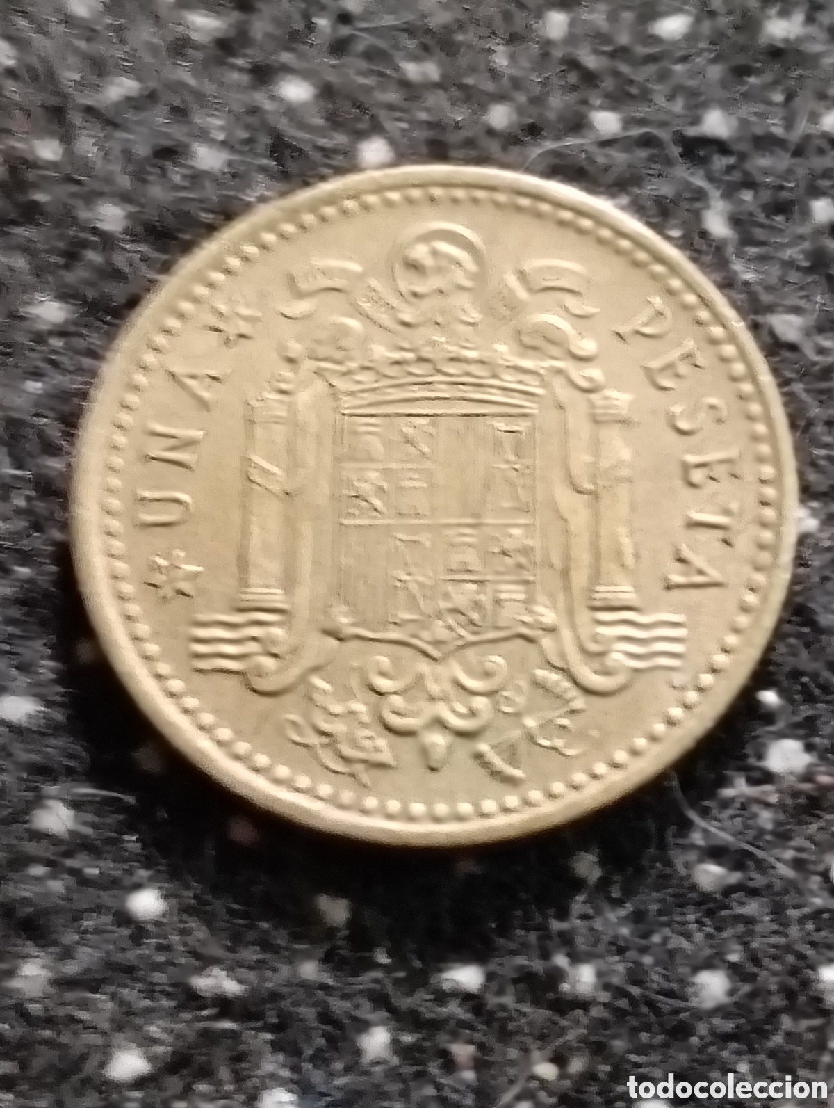 Monedas Franco: Franco moneda ERROR de 1 pts. 1966 *71 - Foto 2