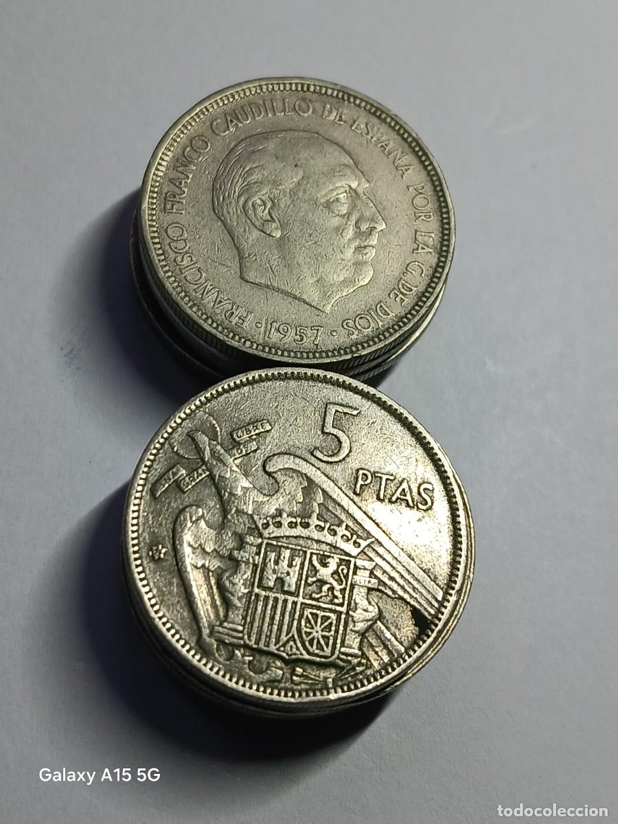 Monedas Franco: 10 MONEDAS 5 PTS 1957 *59 - Foto 1