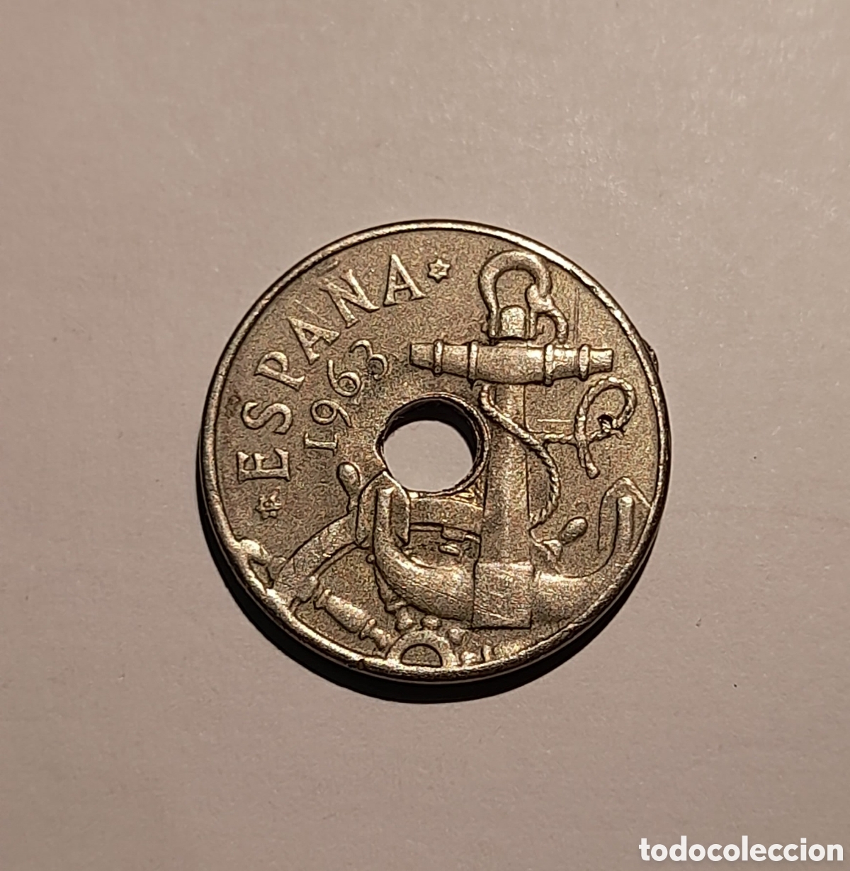 Monedas Franco: 50 C&eacute;ntimos 1963 *19 *64 con error. M&aacute;s Monedas en mi perfil . - Foto 2